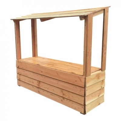 Houten après-ski kraampje