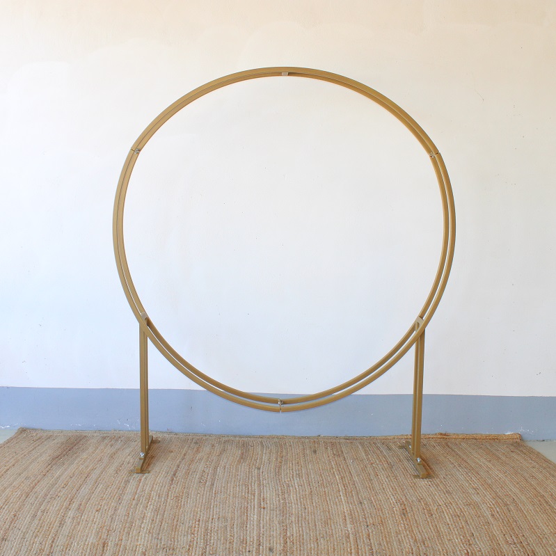 Backdrop rond goud