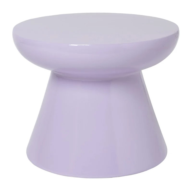 Bijzettafel Drum lila
