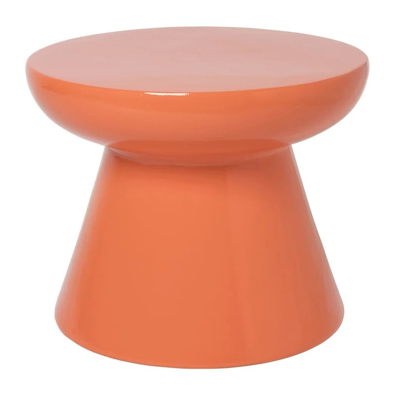 Bijzettafel Drum peach