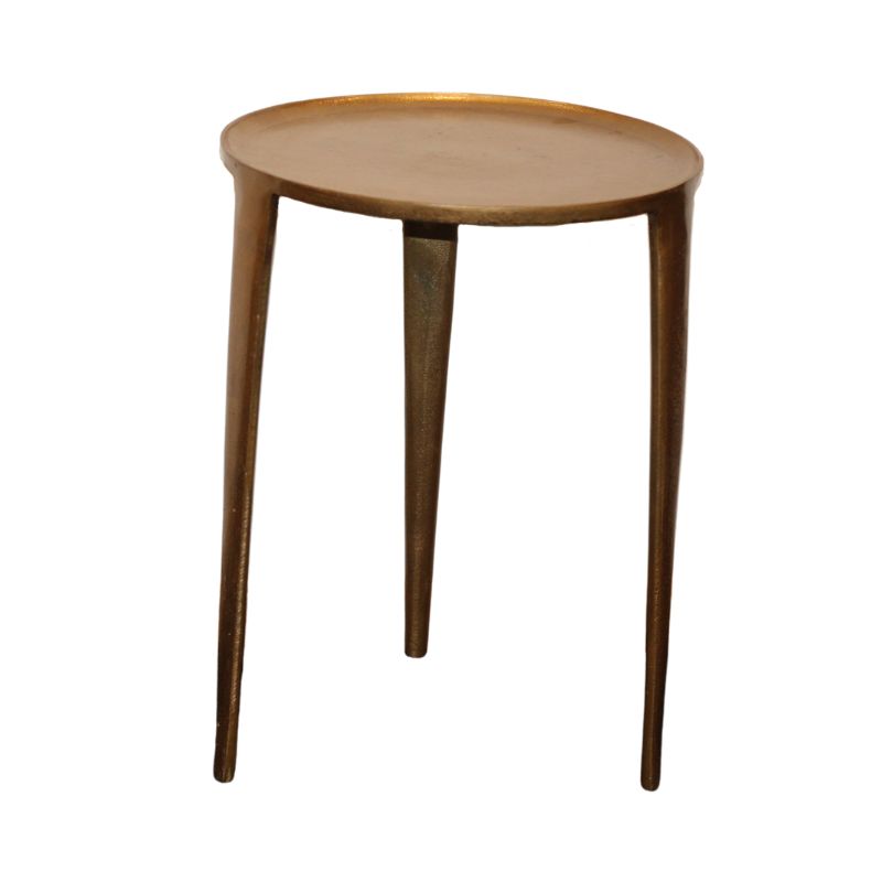 Bijzettafel goud klein