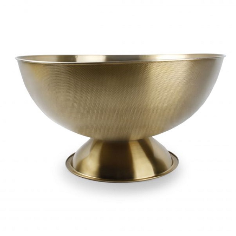 Champagnekoeler op voet goud