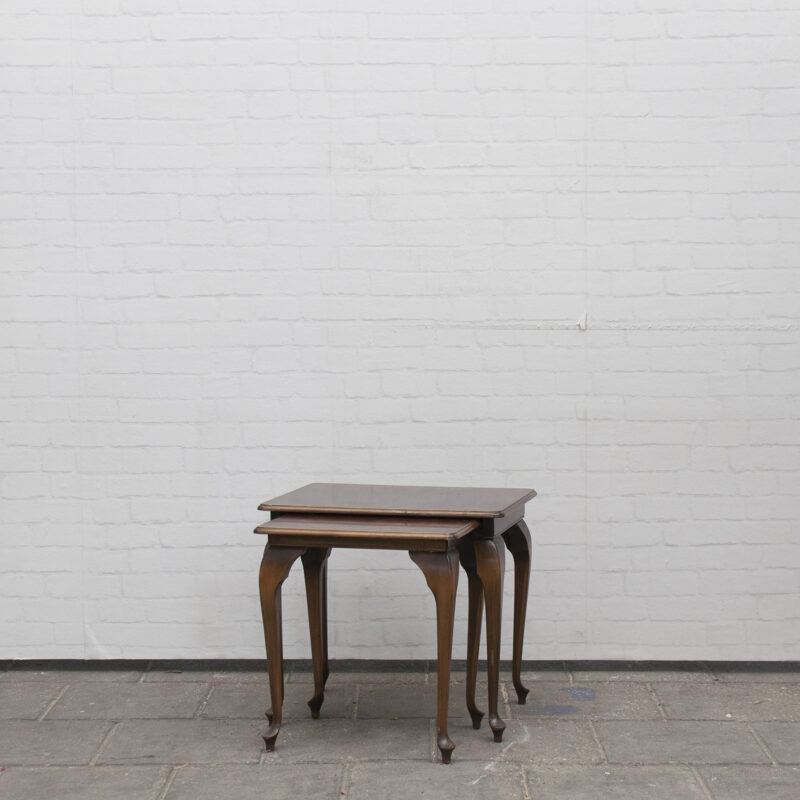 Bijzettafelset 3 hout