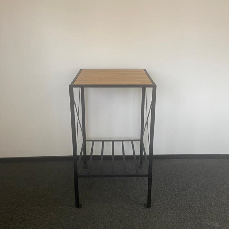 Statafel Highboy zwart metaal