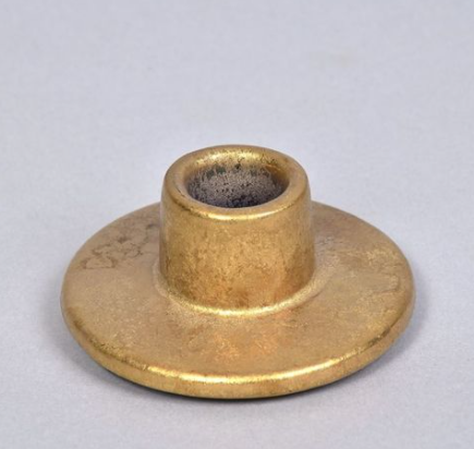 Kandelaar aardewerk goud