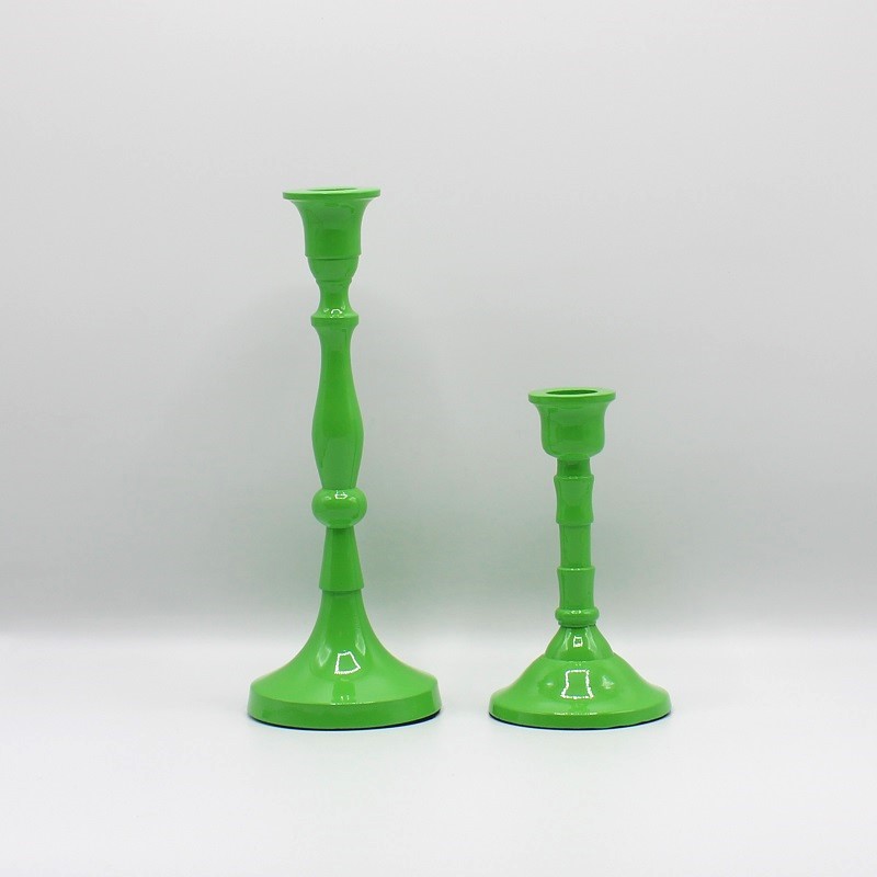 Kandelaar neon groen