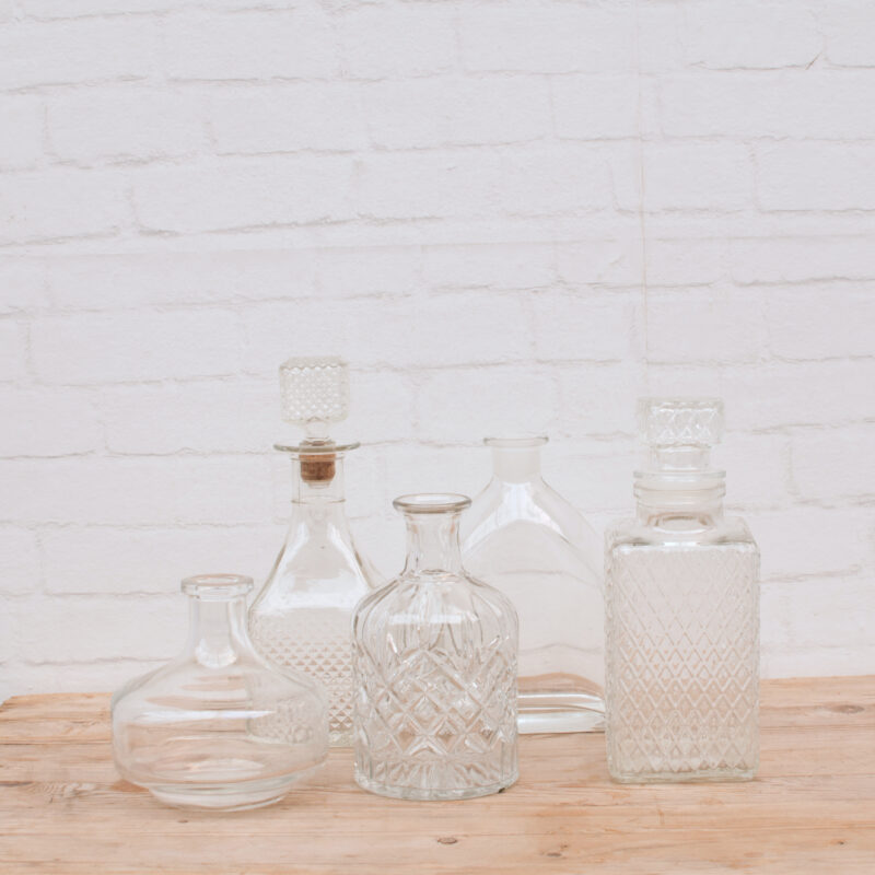 Oude karaffenset (3 stuks)