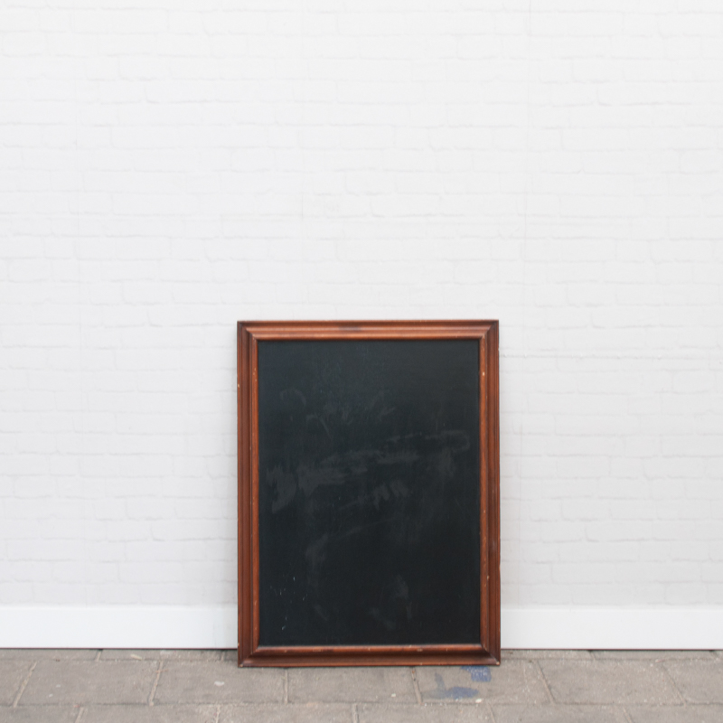 Krijtbord donkerbruin