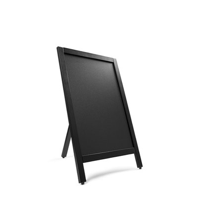 Krijtstoepbord zwart