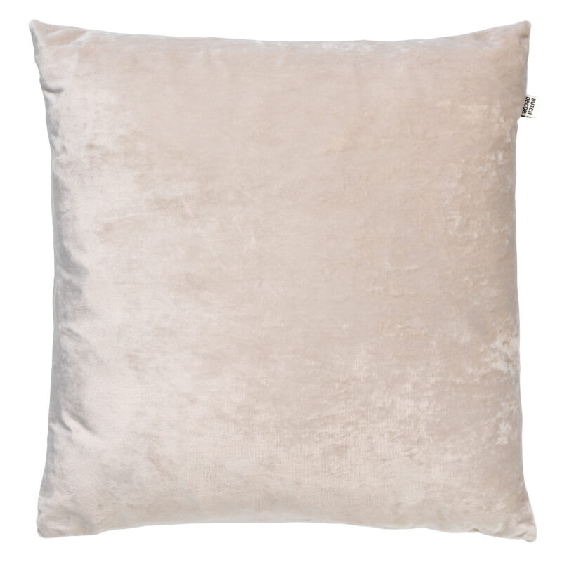 Kussen beige velvet groot