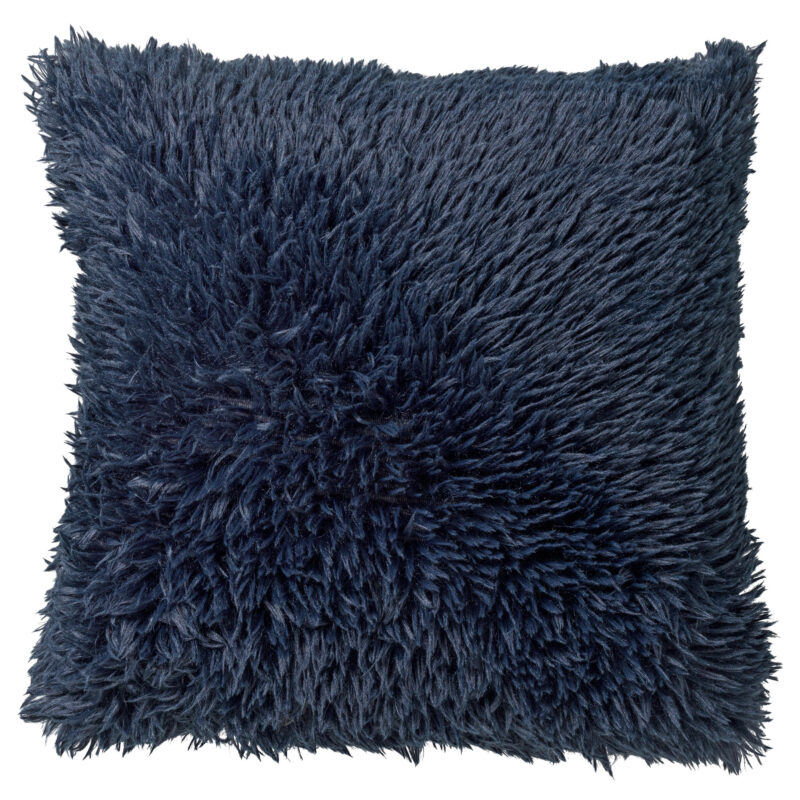 Kussen blauw fluffy