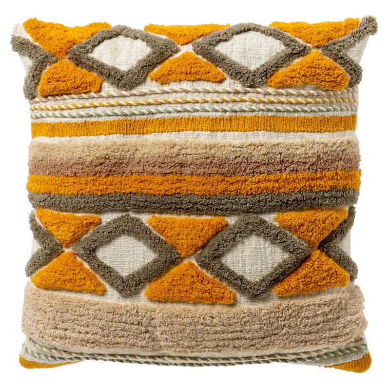 Kussen boho zeegroen