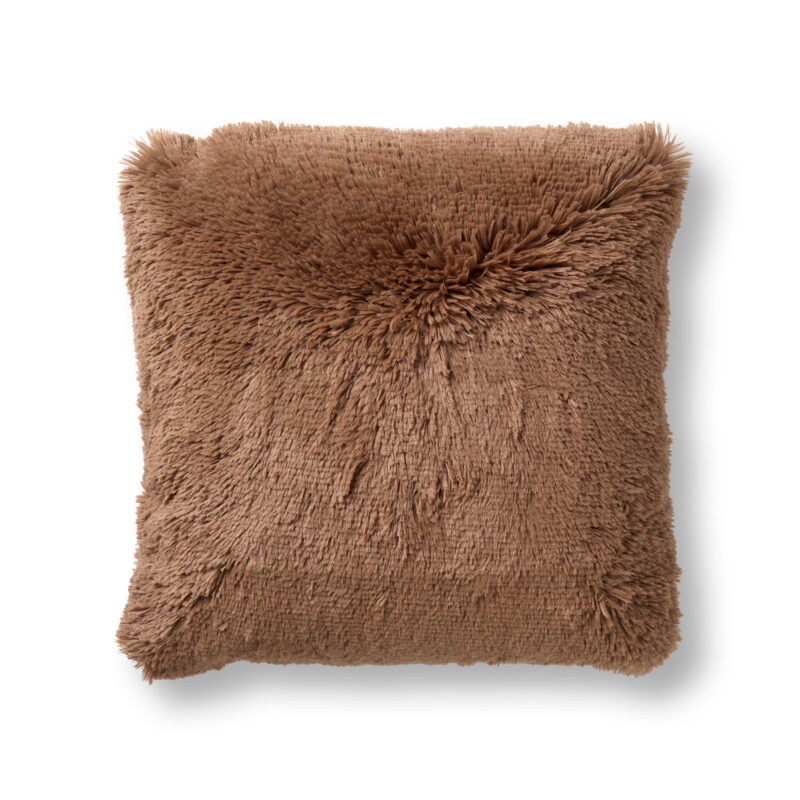 Kussen bruin fluffy