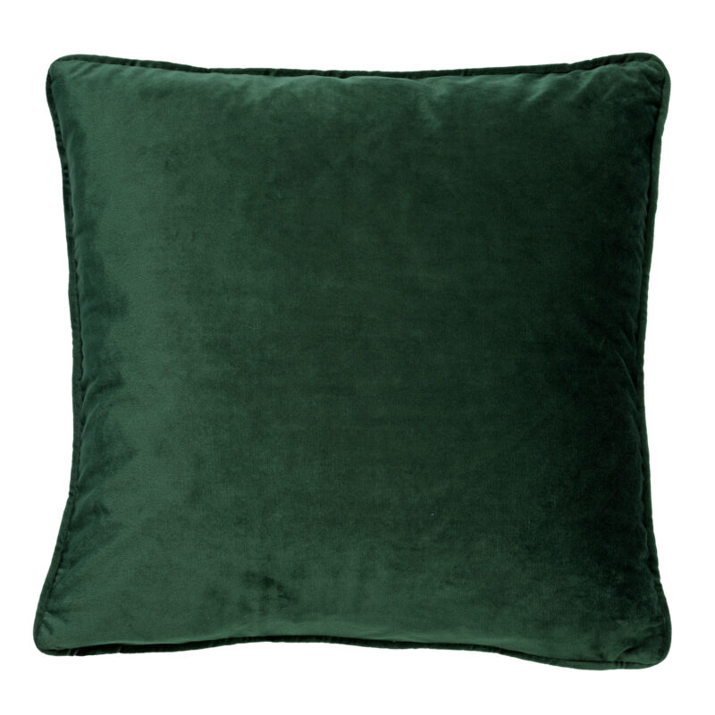 Kussen donkergroen fluweel