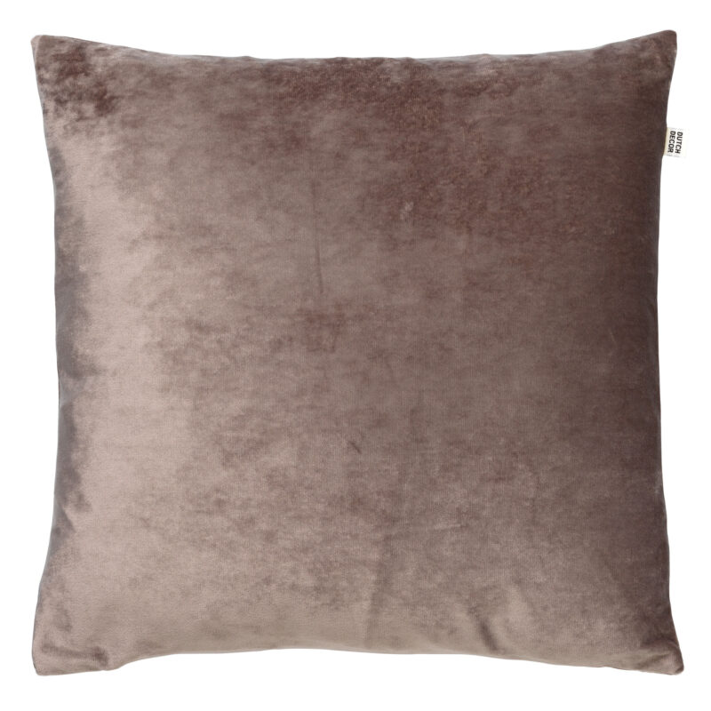 Kussen taupe velvet groot