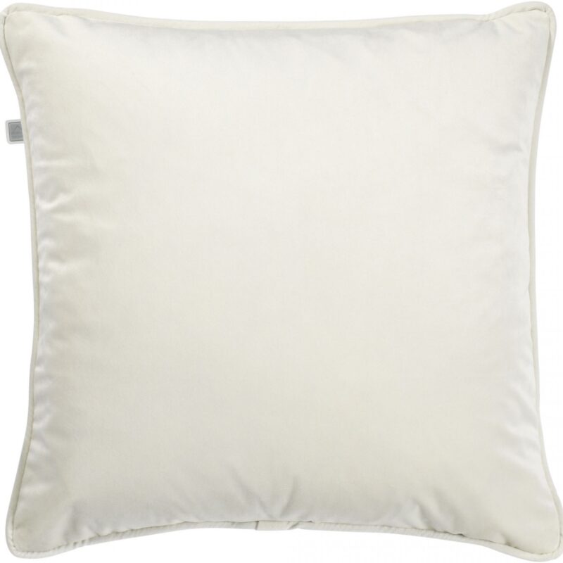 Kussen wit fluweel