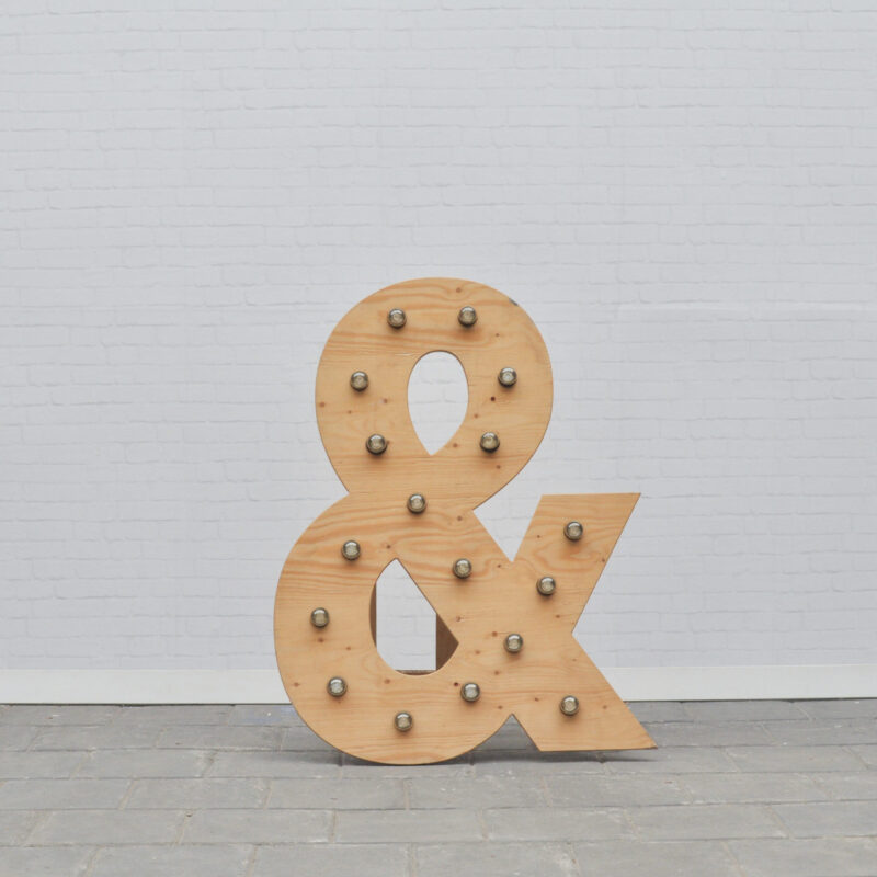 Lichtletter & -klein (ca. 60 cm)