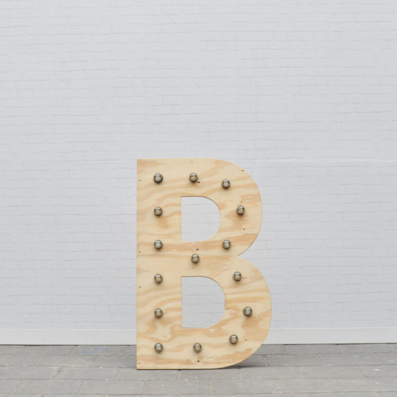 Lichtletter B - klein (ca. 60 cm)