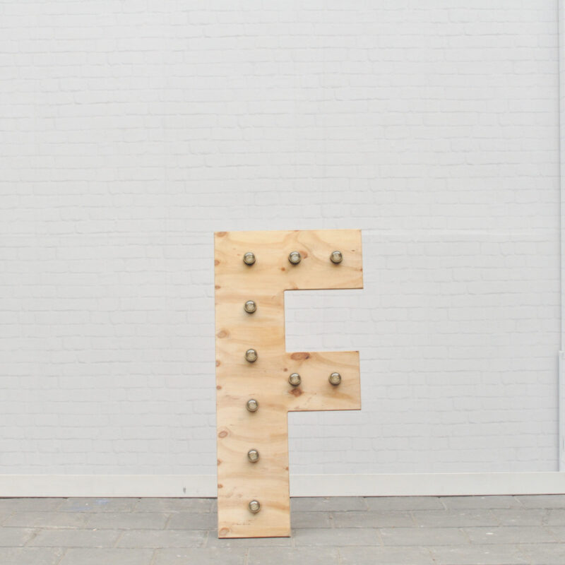 Lichtletter F - klein (ca. 60 cm)