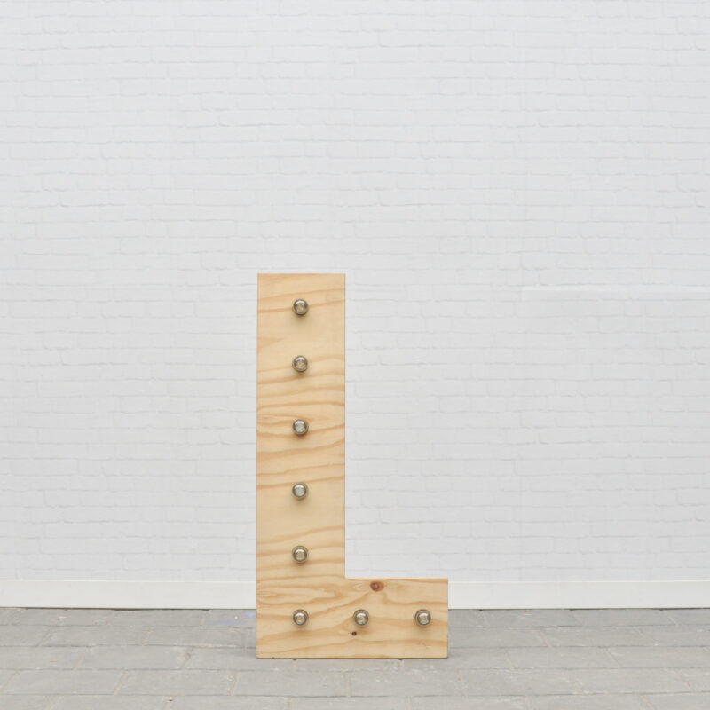 Lichtletter L - klein (ca. 60 cm)