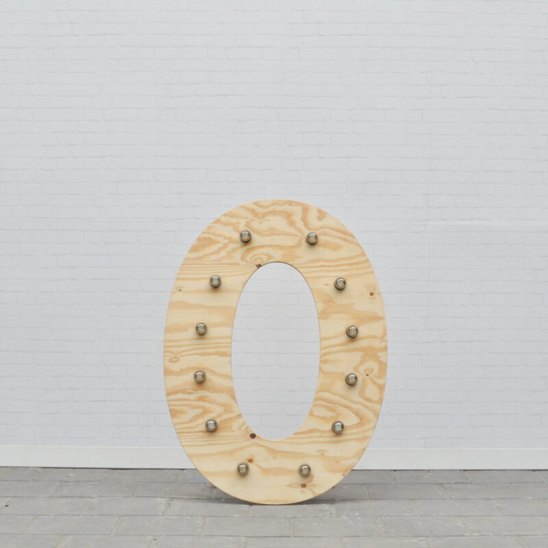 Lichtletter O - klein (ca. 60 cm)