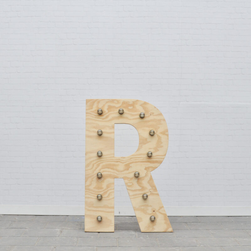 Lichtletter R - klein (ca. 60 cm)