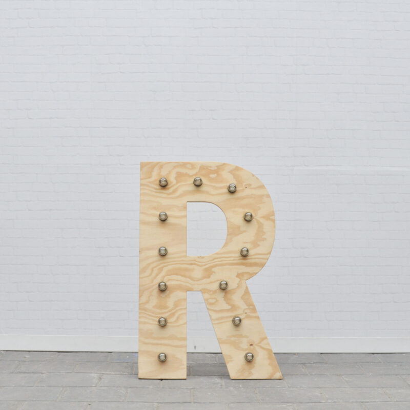 Lichtletter R - klein (ca. 60 cm)
