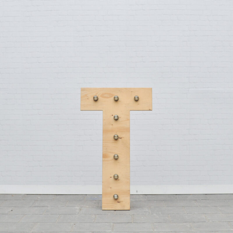 Lichtletter T - klein (ca. 60 cm)