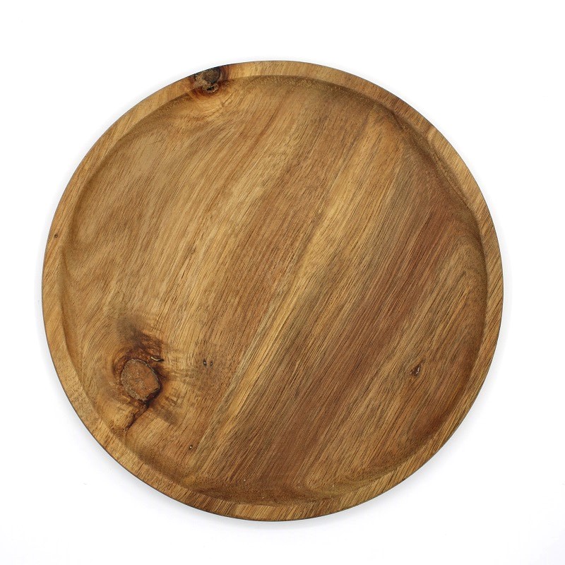 Onderbord teak hout 25 cm