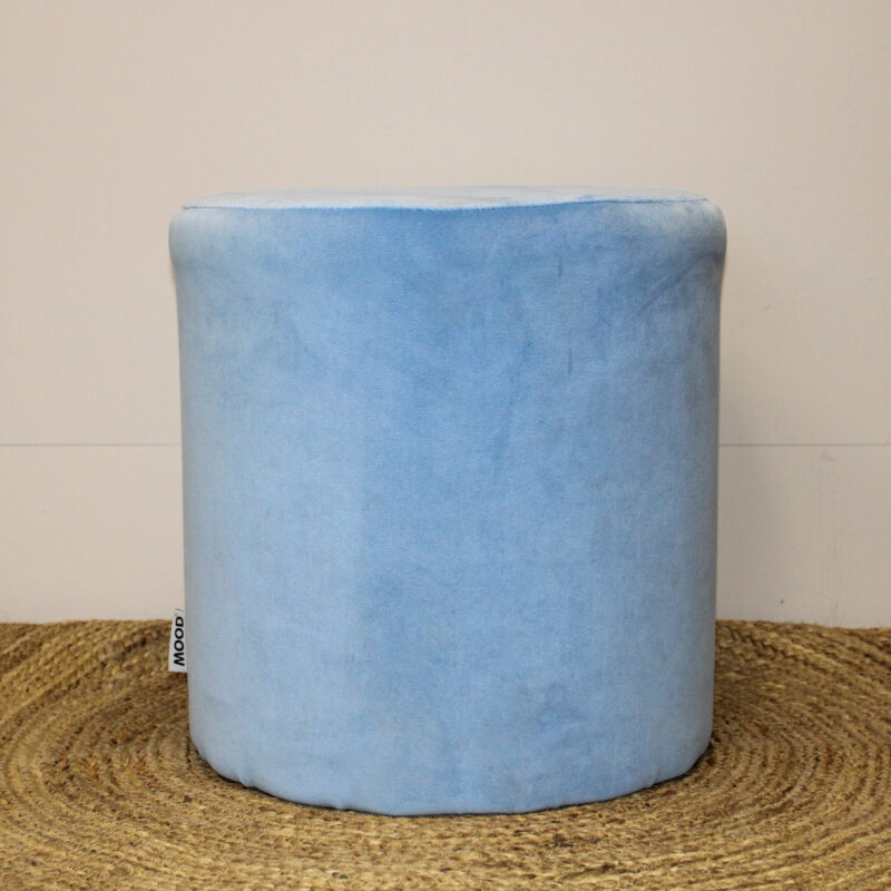 Poef lichtblauw