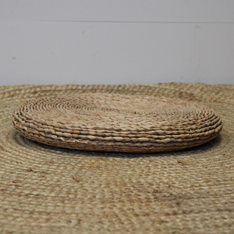 Poef rotan laag klein