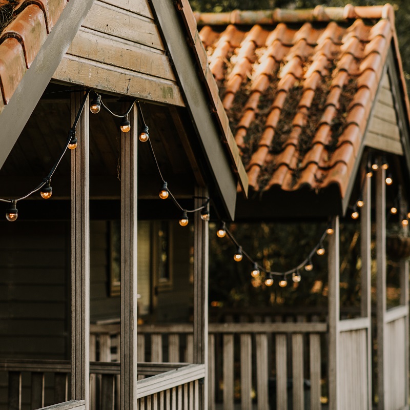 Prikkabel zwart 25 mtr 2 lamp/mtr