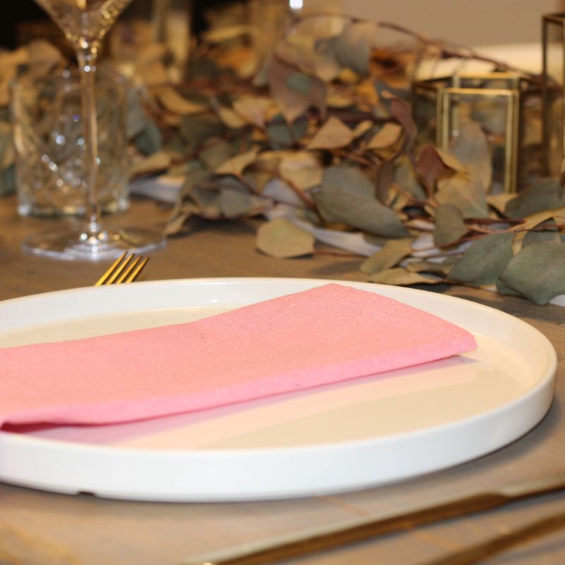 Servet Roze katoen