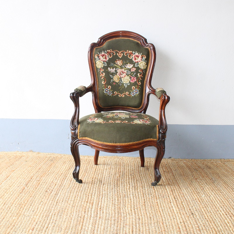 Stoel Vintage Lena groen