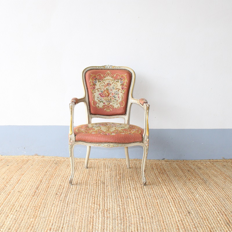 Stoel Vintage Lilly roze