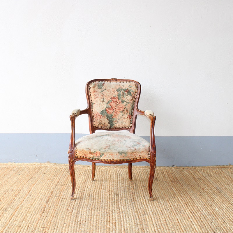 Stoel Vintage Roos Hout roze