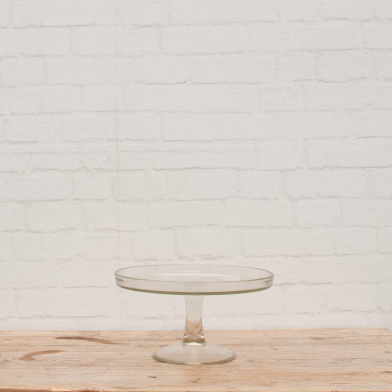 Taartplateau glas modern