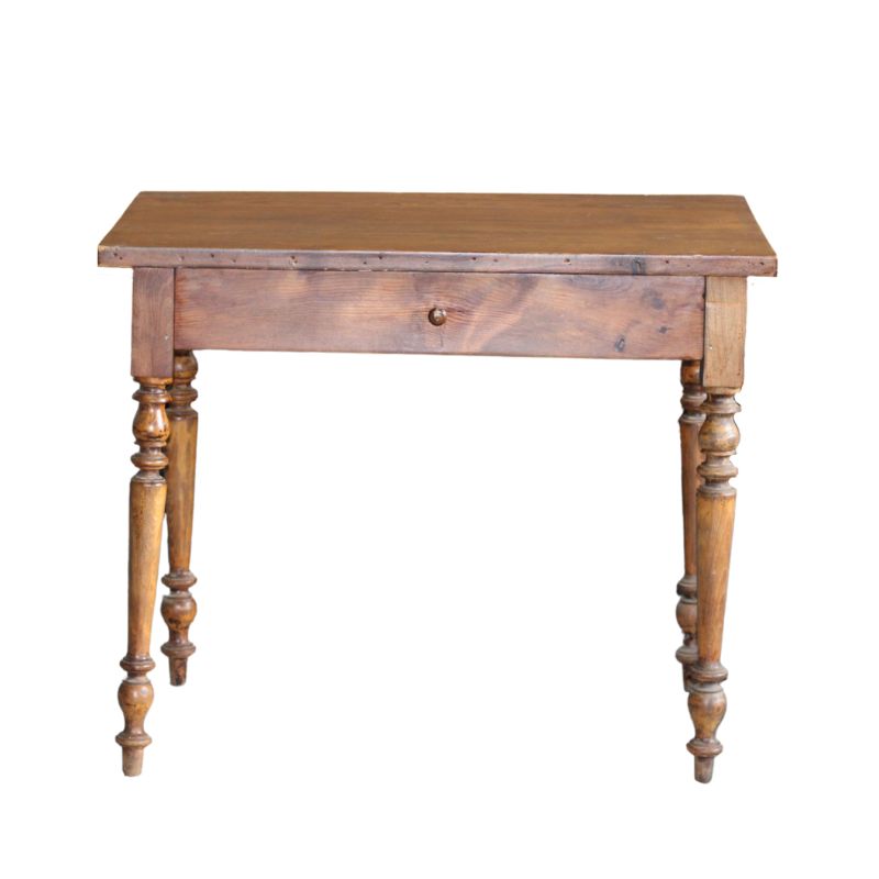 Tafeltje hout met lade