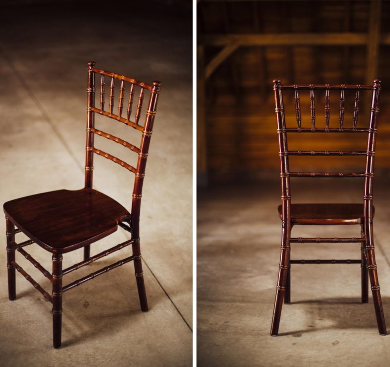 Stoel Tiffany Walnoot