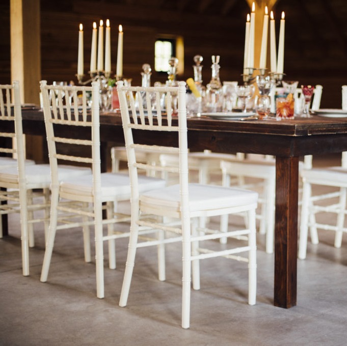 Stoel Tiffany Gebroken Wit