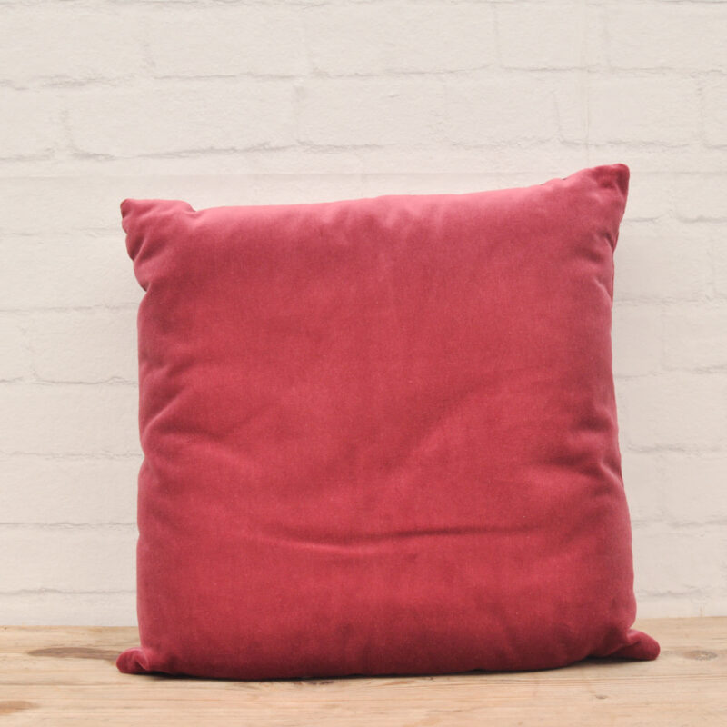 Velvet kussen bordeaux