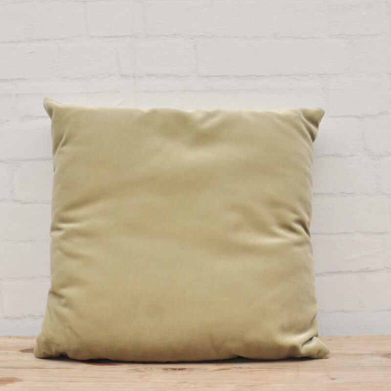 Velvet kussen groen 2