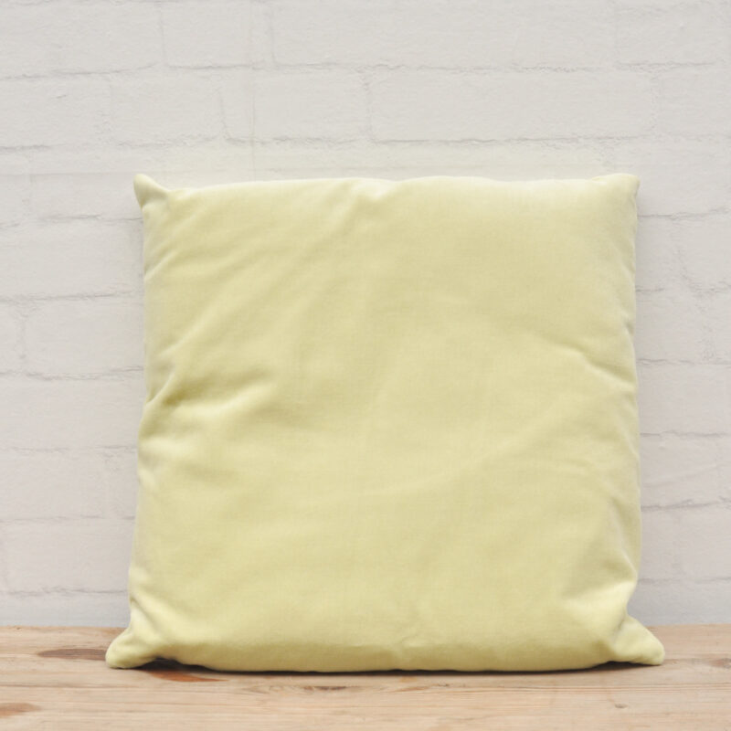 Velvet kussen groen 5