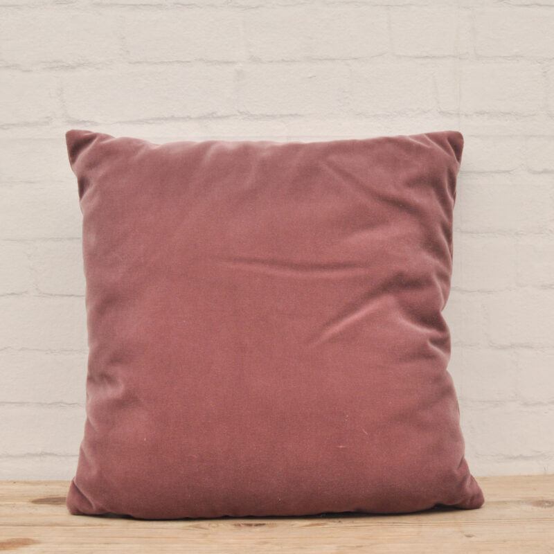 Velvet kussen paars