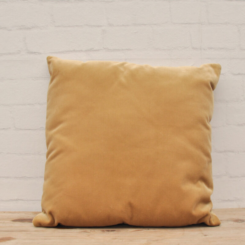Velvet kussen zand