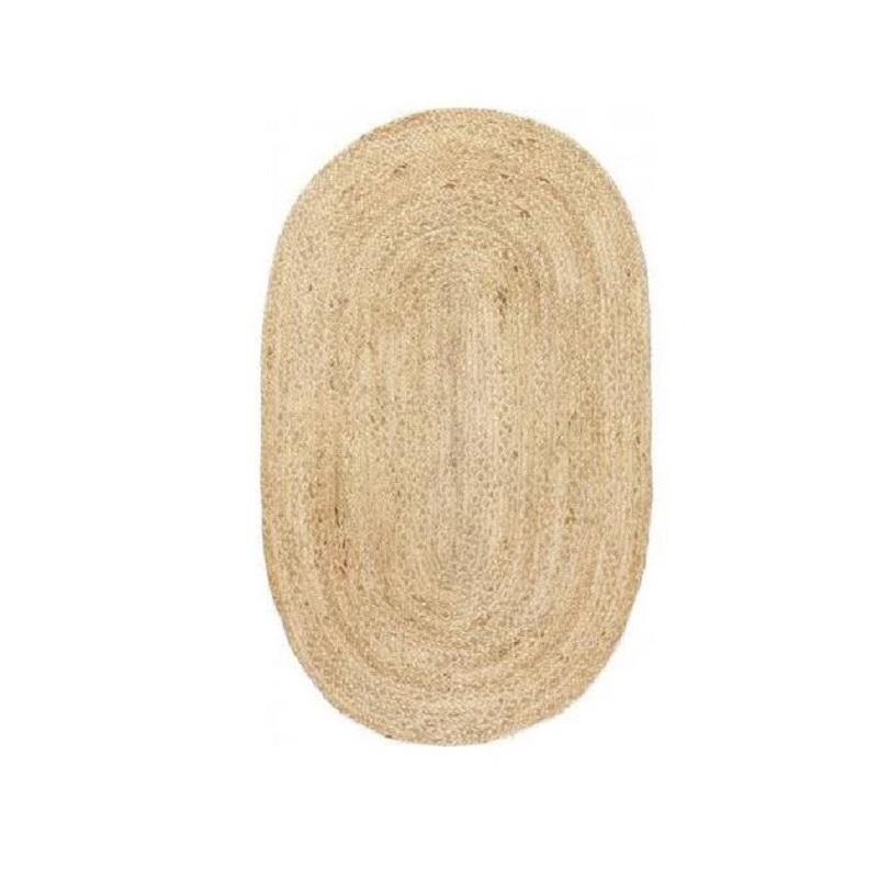 Vloerkleed ovaal jute