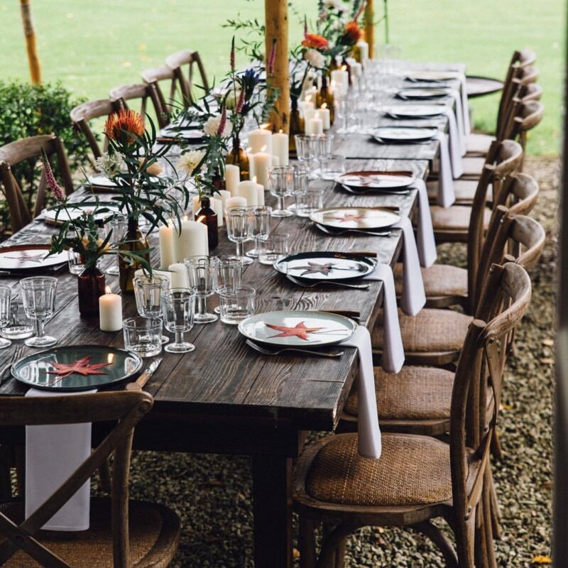 Walnoot farm tafel