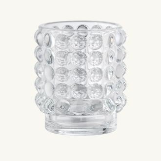 Waxinehouder bubble glas