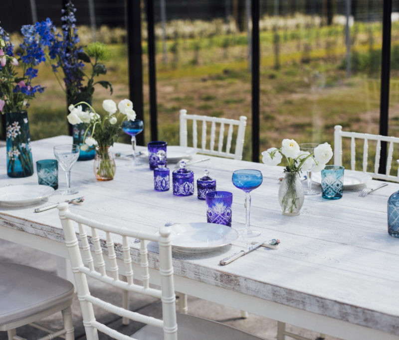 Whitewash farm tafel