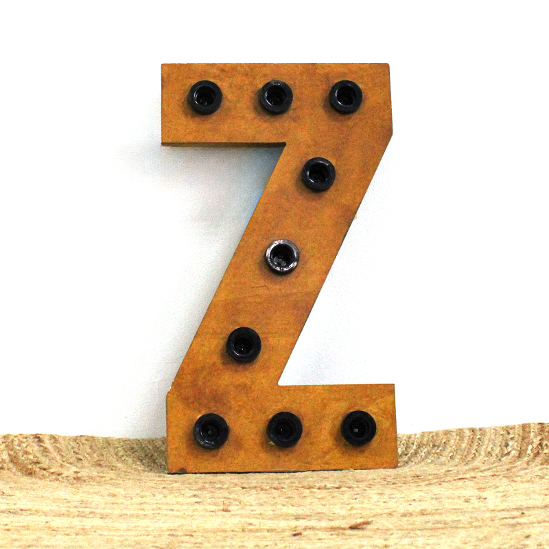 Lichtletter Z - klein (ca. 60 cm)